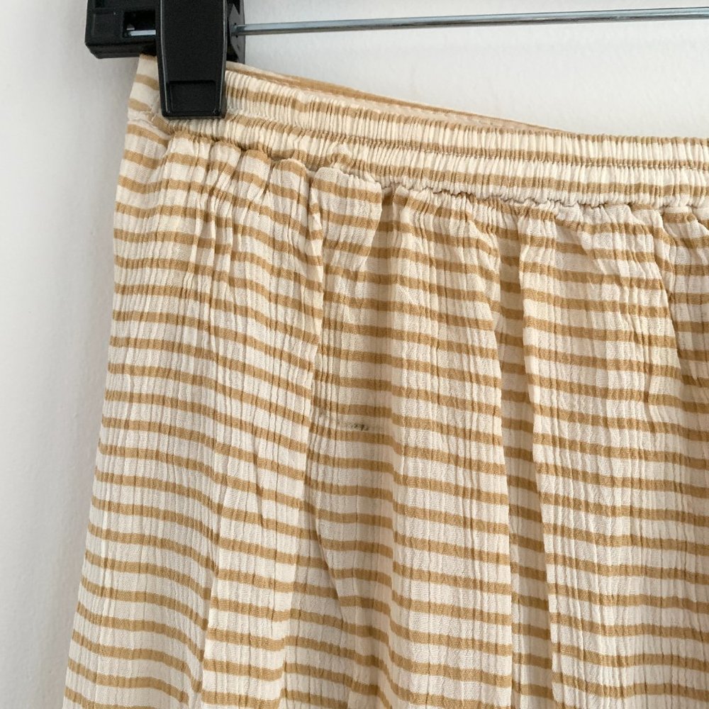 SOLD Faithfull The Brand Montero Pants white / yellow flowy pants striped tie - Picture 8 of 8